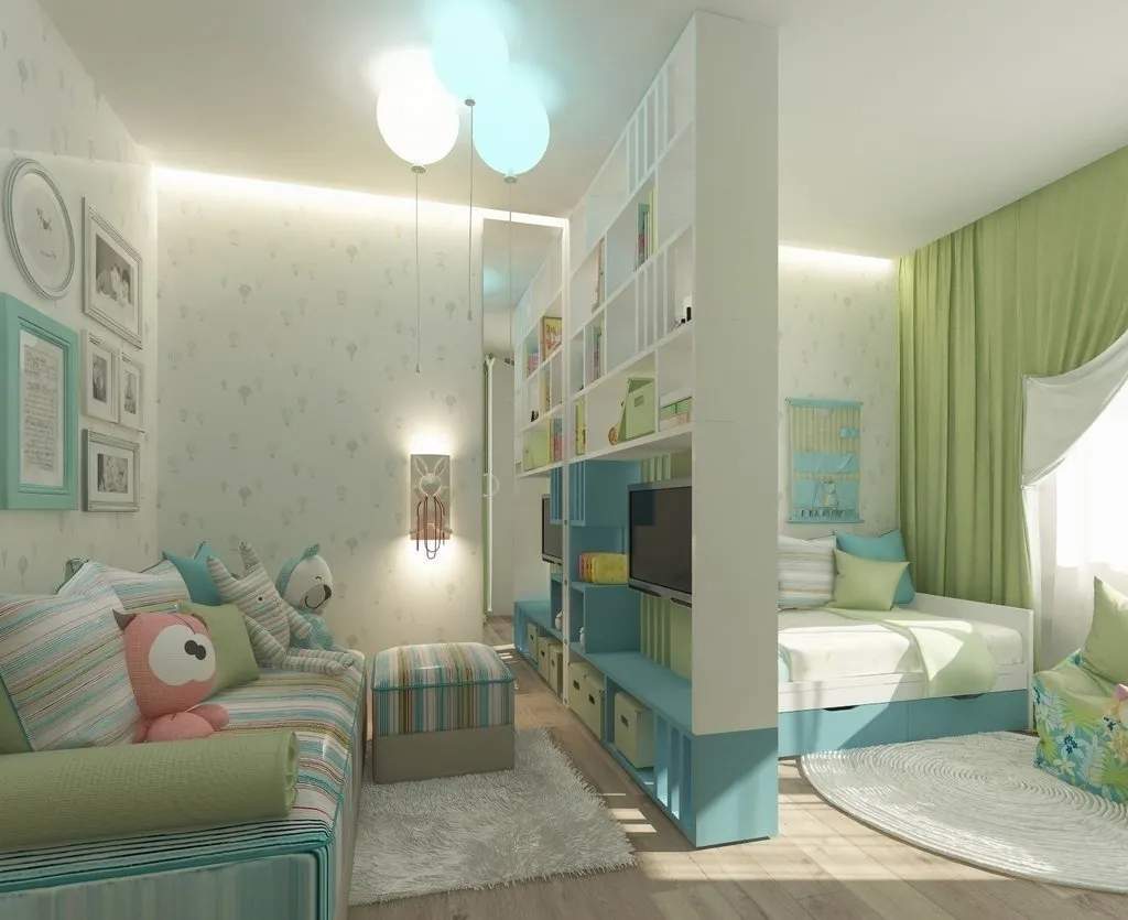 照片:现代风格客厅,技巧 – 我们网站上的照片