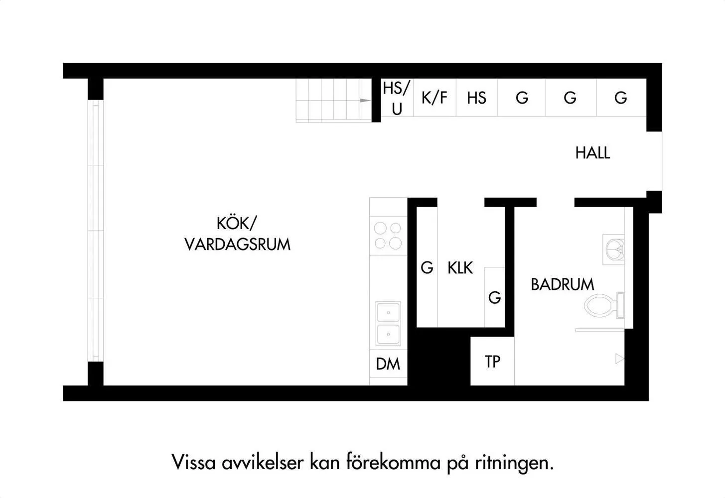 照片：北欧风格平面图，现代，室内装饰，公寓，白色，黑色，米色，2间房，不超过40平方米 – 我们网站上的照片