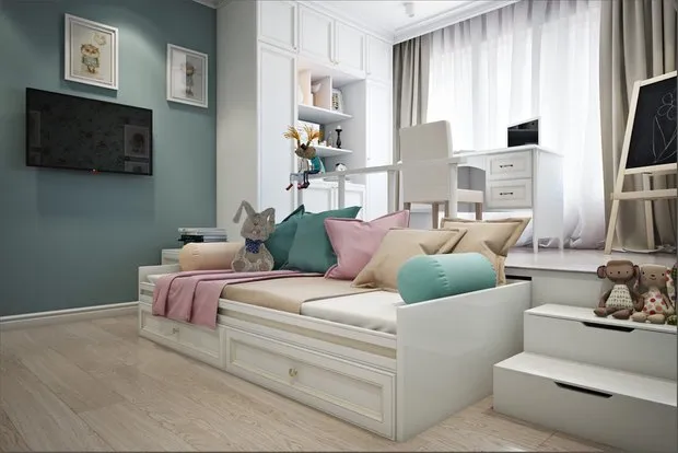 照片:现代风格客厅,技巧 – 我们网站上的照片