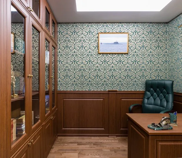 Foto: Estudio en estilo Clásico, Moderno, Apartamento, Proyecto de la Semana, San Petersburgo, Edificio de Hormigón, 4 habitaciones o más, Más de 90 metros cuadrados, Alexandra Sakmarova – foto en nuestro sitio web