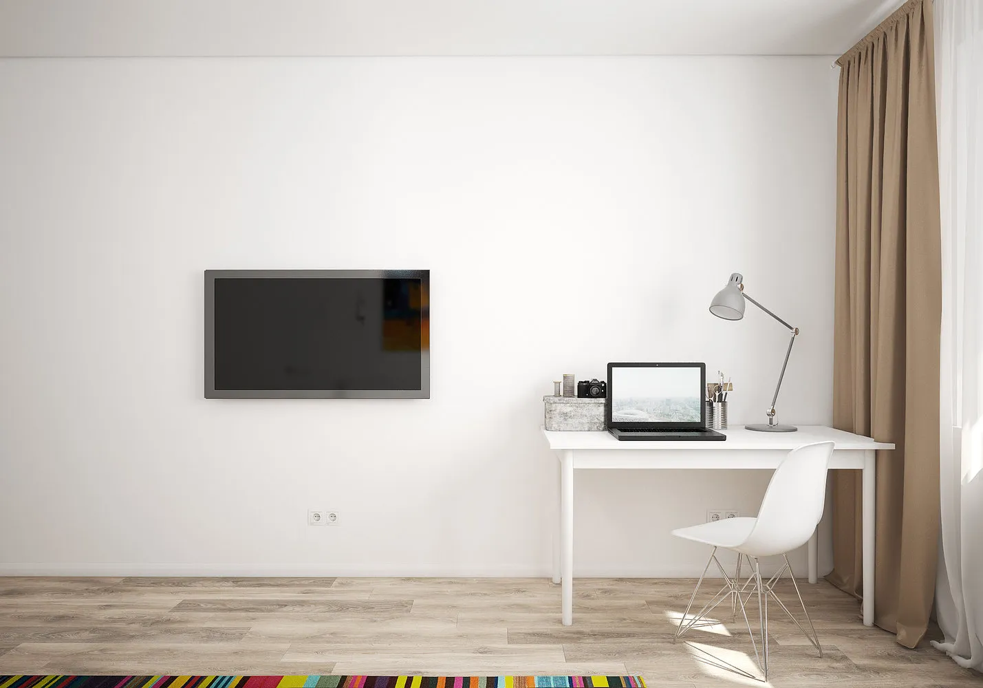 Фотография: Кабинет в стиле Скандинавский – фото на нашем сайте