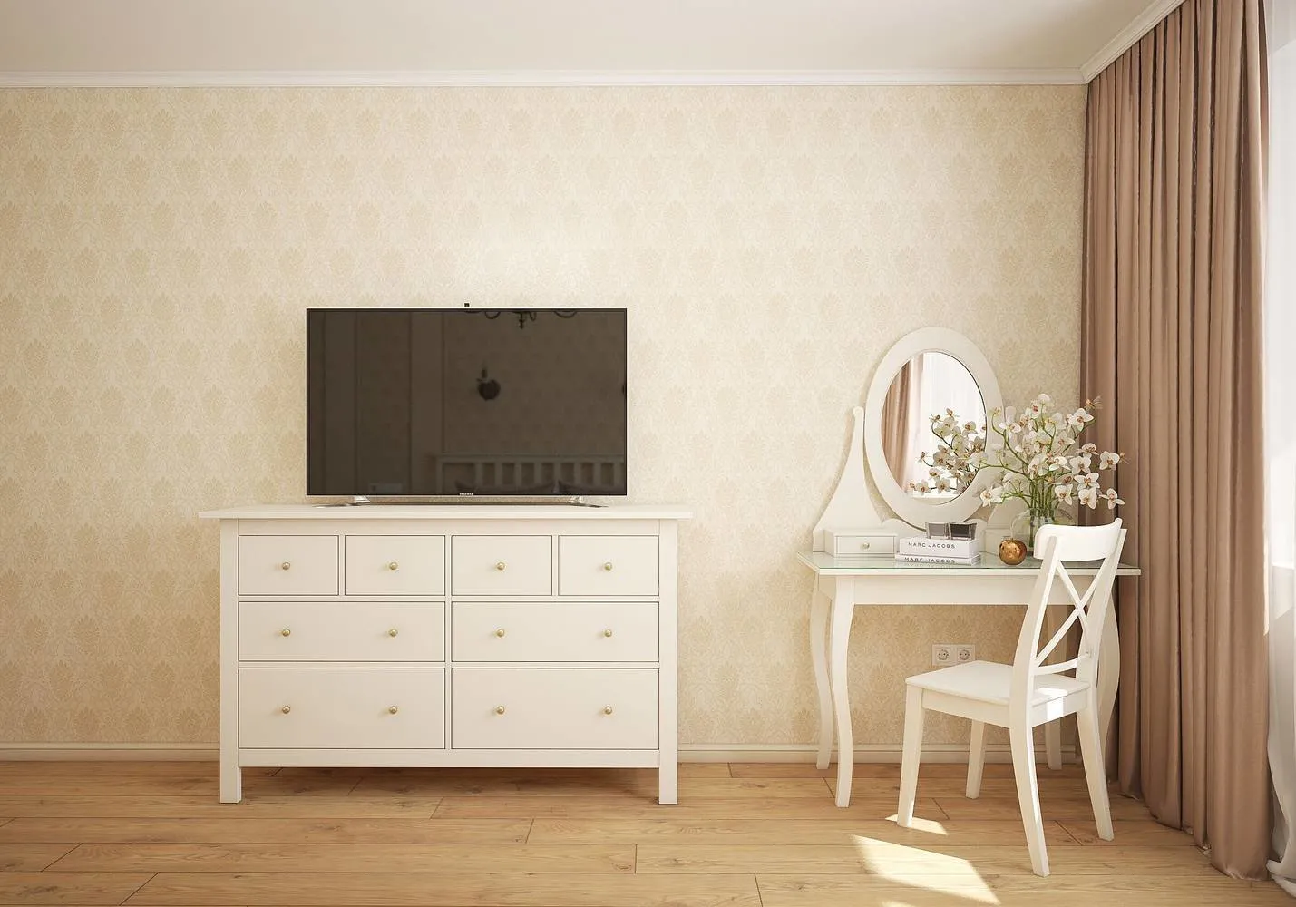 Фотография: Спальня в стиле Классический – фото на нашем сайте