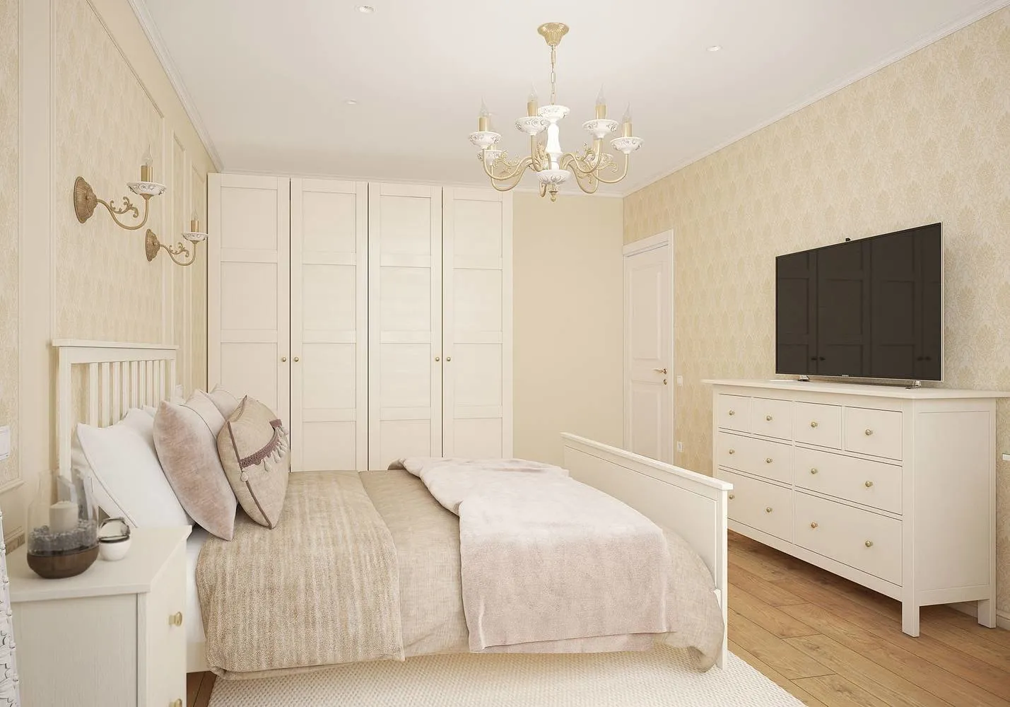 Фотография: Спальня в стиле Классический – фото на нашем сайте