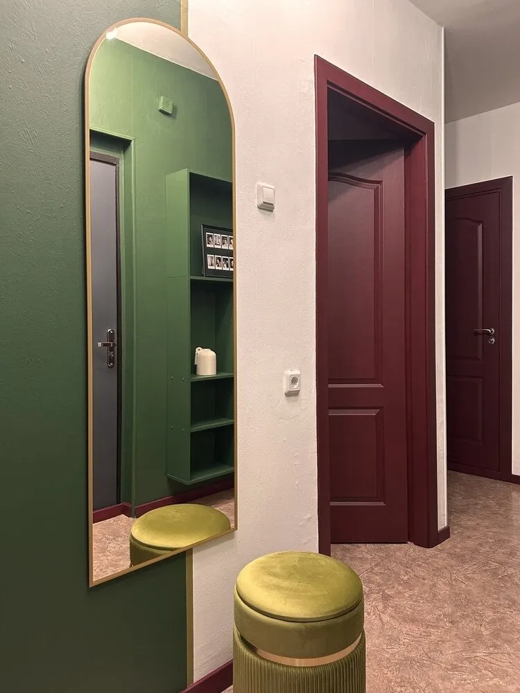 Foto: en estilo , Ecléctico, Apartamento de bajo espacio, Apartamento, Proyecto del día, Voronezh, Edificio panelado, 1 habitación, 40-60 metros, Katerina Trusova, Oksana Razumova – fotos en nuestro sitio web