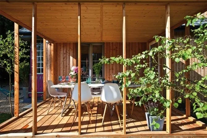 照片:生态风格露台,室内装饰,房屋、达恰——我们网站上的照片