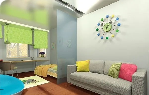 照片:现代风格客厅,技巧 – 我们网站上的照片