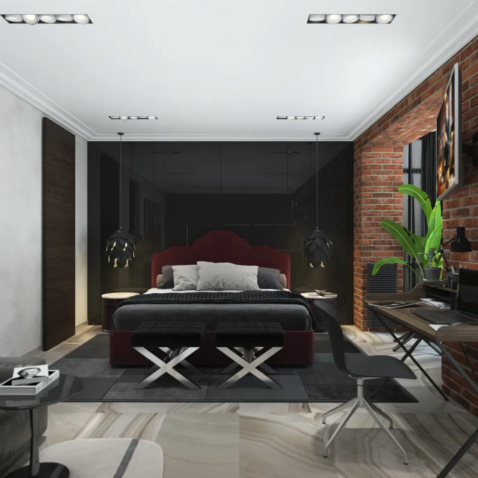 照片:Loft风格卧室,公寓,工作室,技巧,指南 – 我们网站上的照片