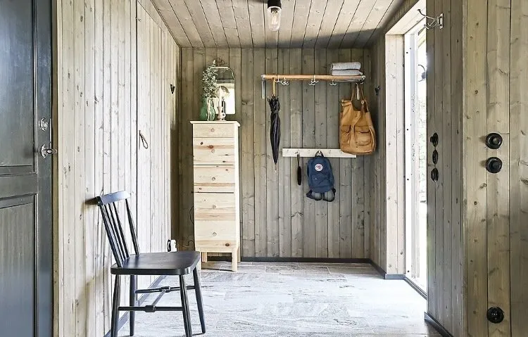 照片：生态风格走廊，室内装饰，房屋，小屋，房屋和小屋——我们网站上的照片