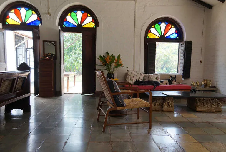 Photo : Salon en style Provence et Campagne, Éclectisme, Décoration d'intérieur – photo sur notre site