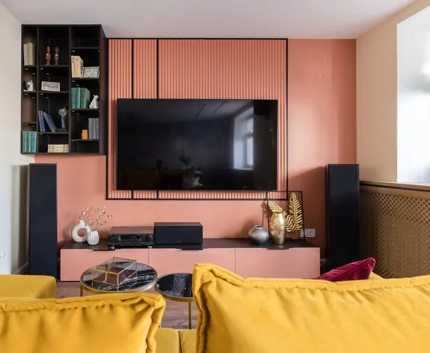 Foto: Salón en estilo Moderno, Apartamento, Proyecto de la Semana, San Petersburgo, Edificio de Hormigón, 4 habitaciones o más, Más de 90 metros cuadrados, Alexandra Sakmarova – foto en nuestro sitio web