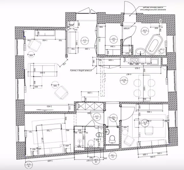 Photo : Style moderne avec des éléments classiques et loft – photo sur notre site