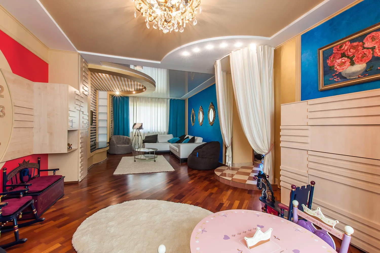 照片:现代风格客厅,技巧 – 我们网站上的照片