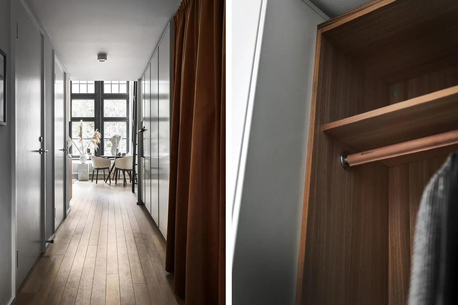 照片：北欧风格，现代，室内装饰，公寓，白色，黑色，米色，2间房，不超过40平方米 – 我们网站上的照片