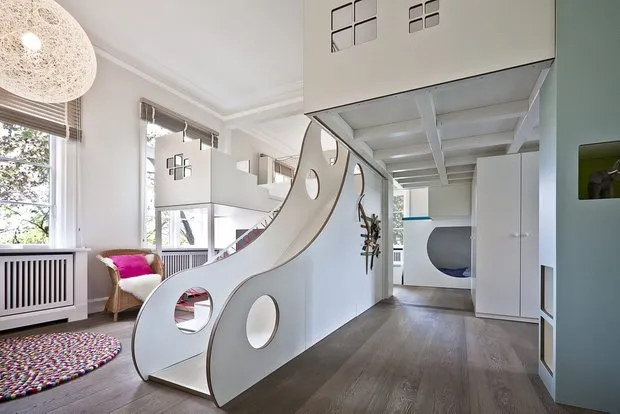 照片:现代风格客厅,技巧 – 我们网站上的照片