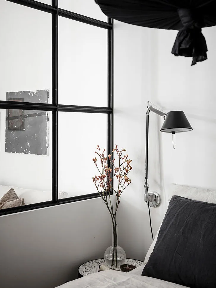 照片：北欧风格卧室，小公寓，公寓，工作室，瑞典，不超过40平方米 – 我们网站上的照片