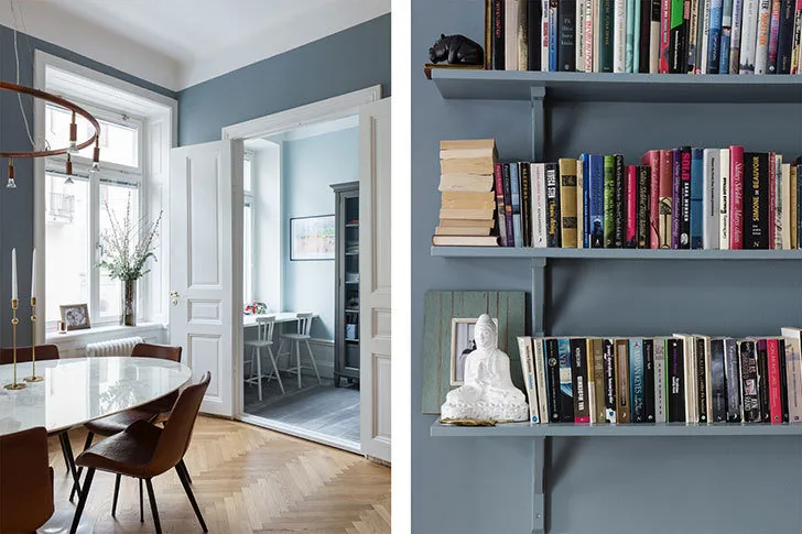 照片：室内设计，斯堪的纳维亚风格，公寓，瑞典，3室，60-90平方米 – 网站上的照片