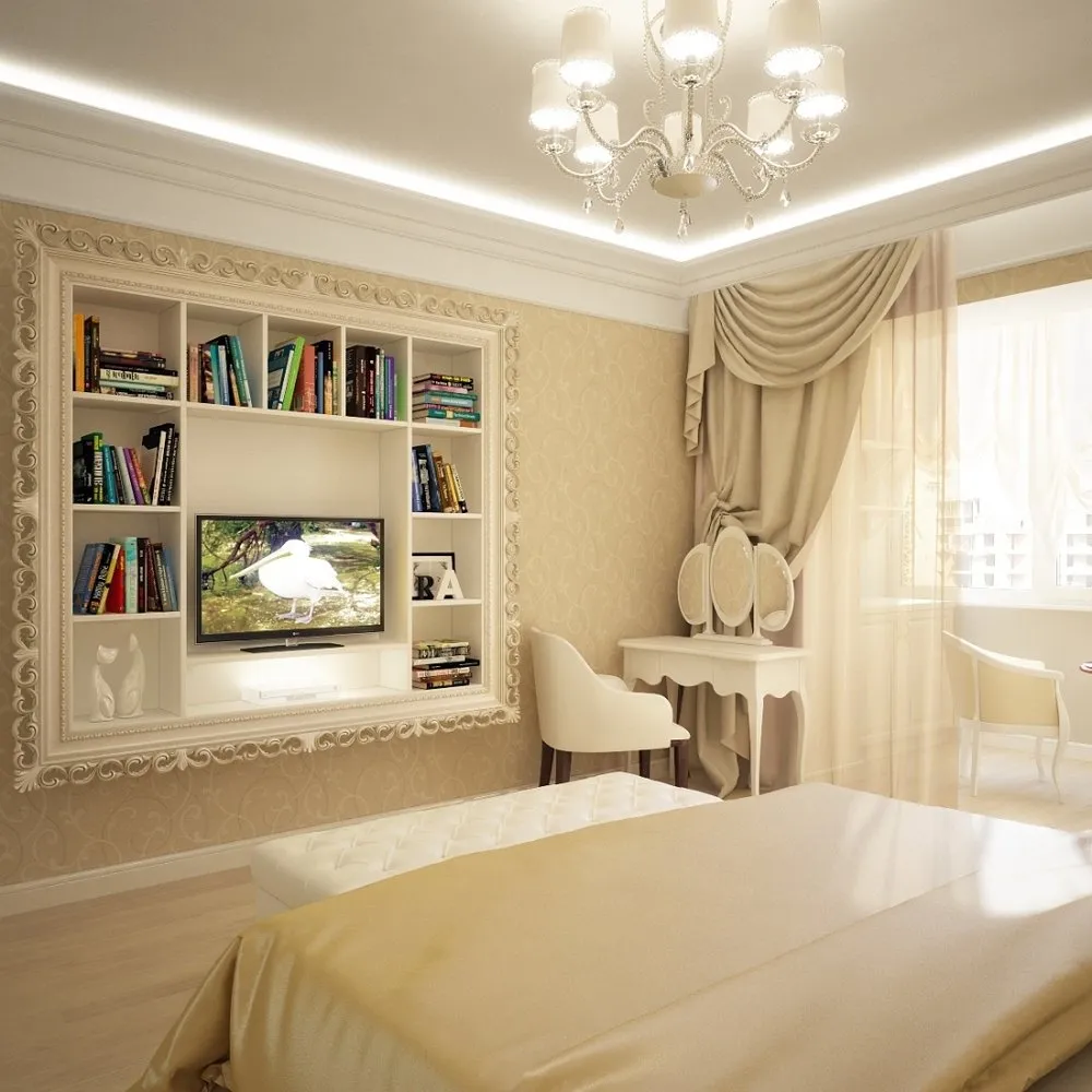 照片:现代风格客厅,技巧 – 我们网站上的照片