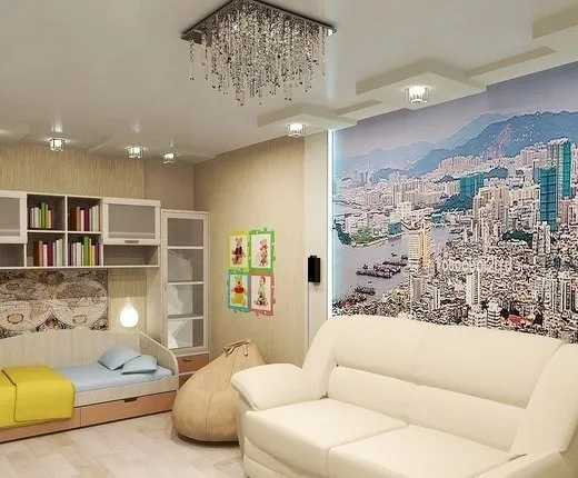 照片:现代风格客厅,技巧 – 我们网站上的照片