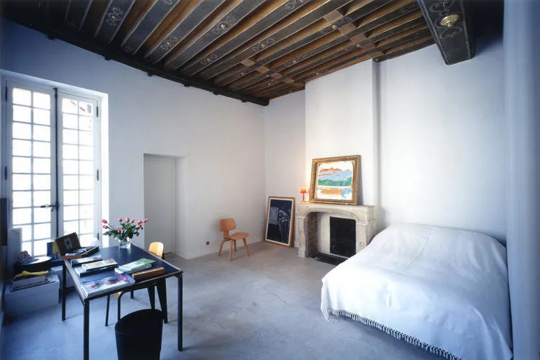 Photo : Chambre en style Loft, Décoration d'intérieur – photo sur notre site