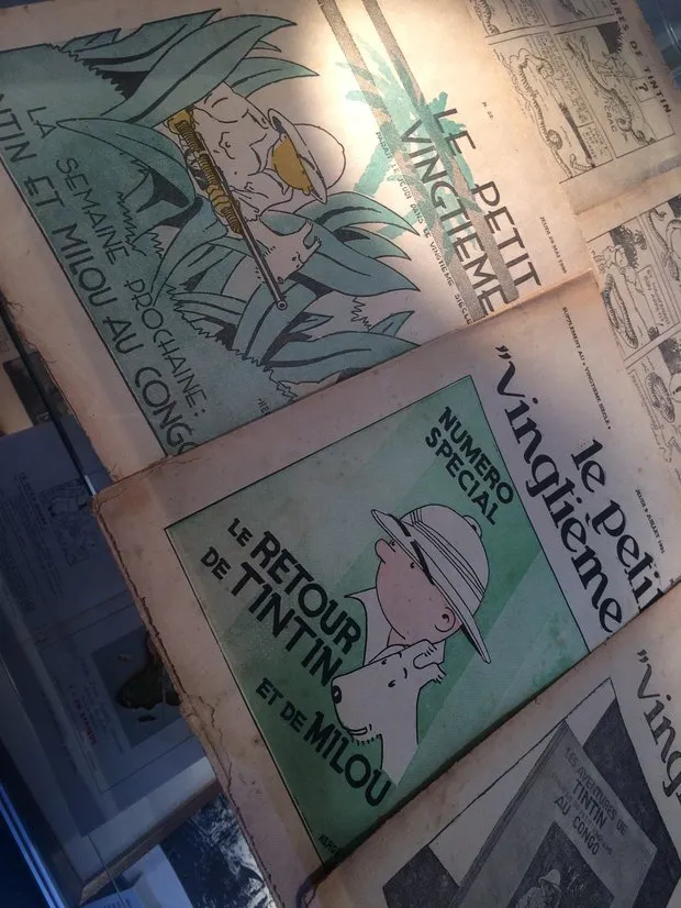 甚至一些比利时老漫画中的稀有插图也描绘了丁丁的丛林冒险