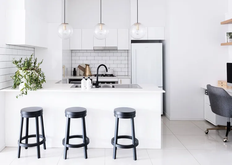 Photo: Kitchen and dining room in Scandinavian style, Living room, Bedroom, Decor and DIY, Apartment, Australia, Pink, Blue – photos on our website