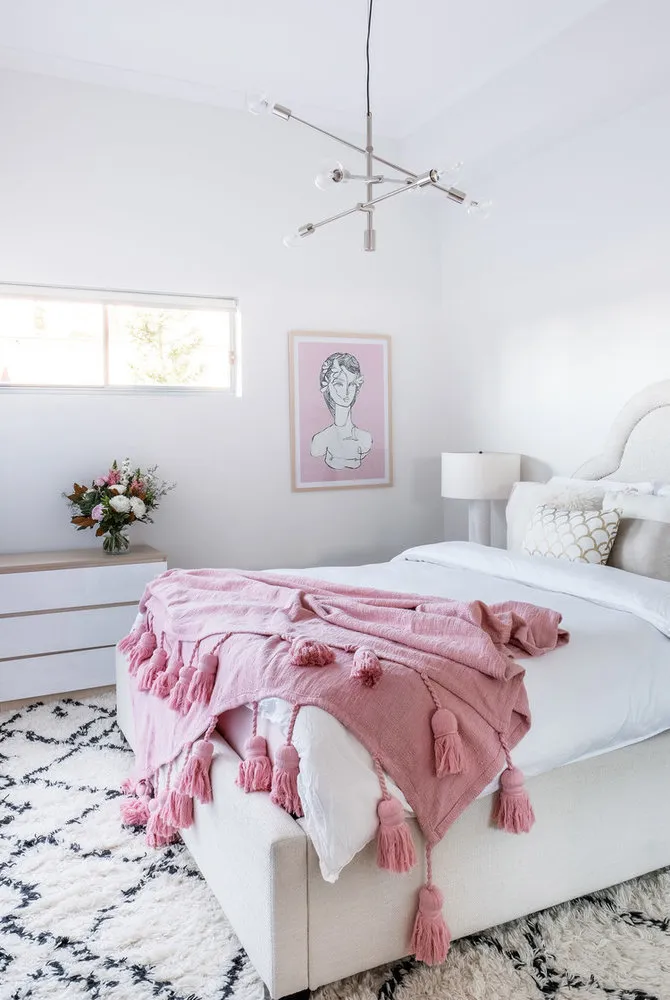 Photo: Bedroom in Scandinavian style, Minimalism, Kitchen and dining room, Living room, Decor and DIY, Apartment, Australia, Pink, Blue – photos on our website