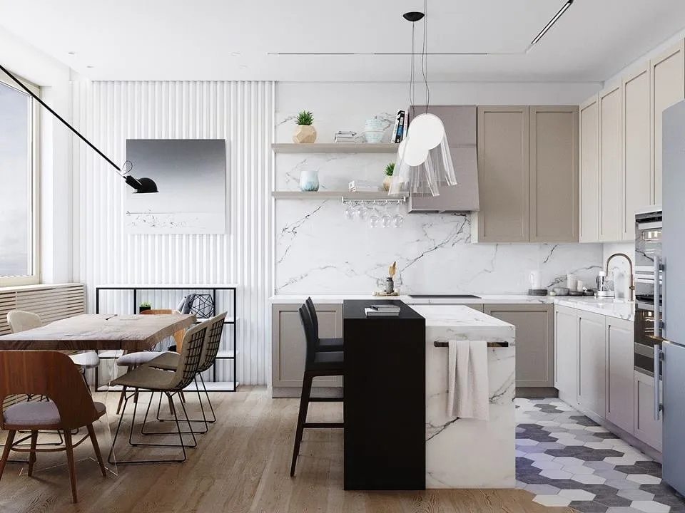 Photo: Modern Kitchen and Dining Room, Tips, Elena Ivanova, Viktoria Zolina, Valeriya Dan'kovskaya, Julia Atamanenko, Vladislav Sedov – photos on our website