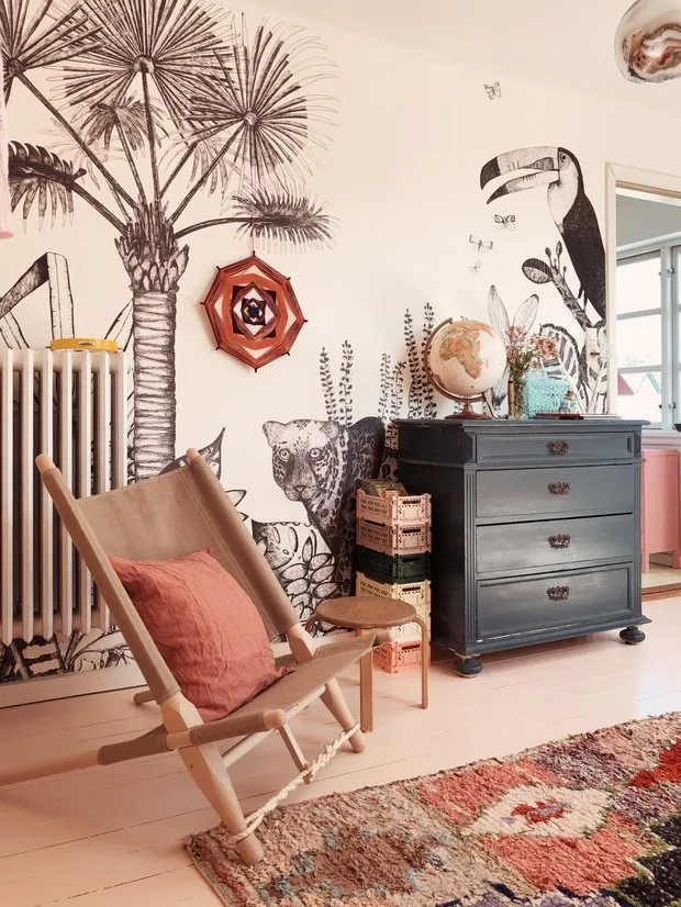 Foto: Wohnzimmer im Stil Eklectik, Küche und Esszimmer, Kinderzimmer, Interiordekoration, Haus, Dänemark, IKEA, Haus und Ferienwohnung, Über 90 Quadratmeter – Fotos auf unserer Website