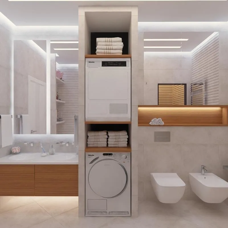 Фотография: Ванная в стиле Современный, Советы, Перепланировка, Марина Лаптева – фото на нашем сайте