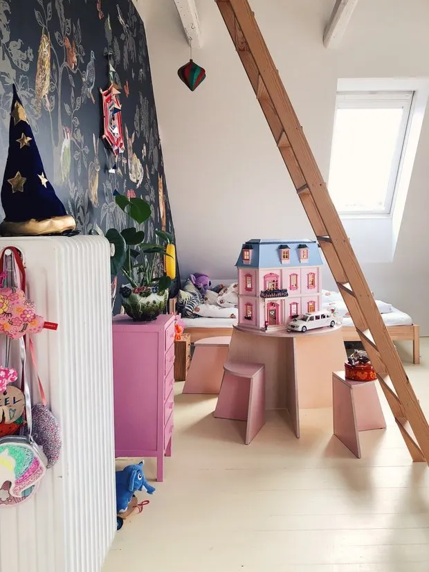 Foto: Kinderzimmer im Stil Skandinavisch, Küche und Esszimmer, Wohnzimmer, Interiordekoration, Haus, Dänemark, IKEA, Haus und Ferienwohnung, Über 90 Quadratmeter – Fotos auf unserer Website