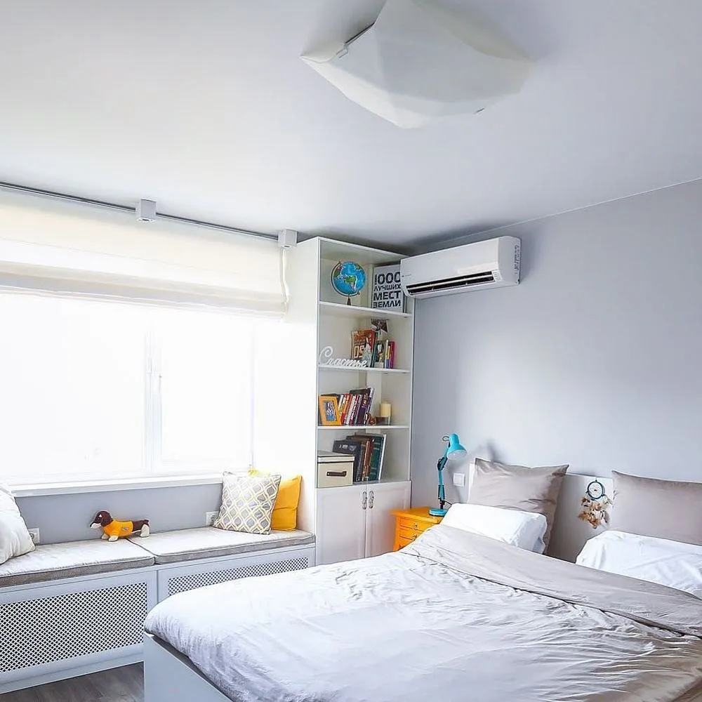 照片:北欧风格卧室,实践装修,40-60平方米 – 我们网站上的照片