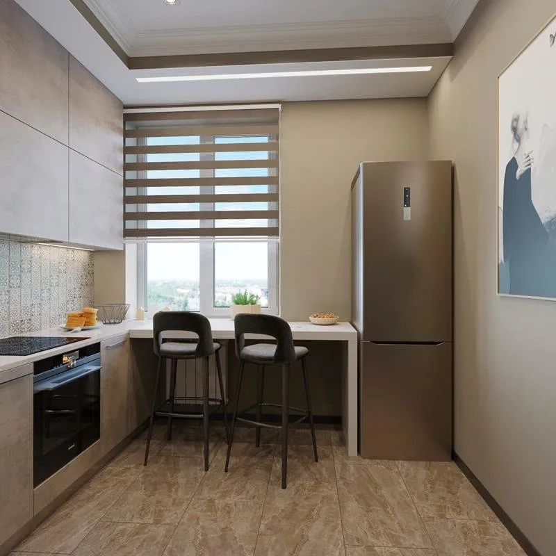 Фотография: Кухня и столовая в стиле Минимализм, Советы, Перепланировка, Марина Лаптева – фото на нашем сайте