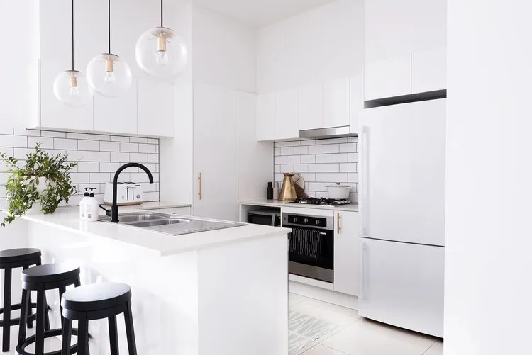 Photo: Kitchen and dining room in Scandinavian style, Living room, Bedroom, Decor and DIY, Apartment, Australia, Pink, Blue – photos on our website