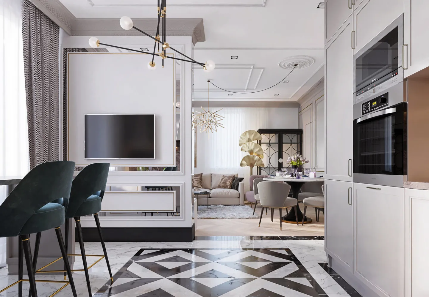 Photo: Modern Kitchen and Dining Room, Tips, Elena Ivanova, Viktoria Zolina, Valeriya Dan'kovskaya, Julia Atamanenko, Vladislav Sedov – photos on our website