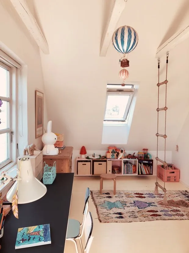 Foto: Wohnzimmer im Stil Skandinavisch, Küche und Esszimmer, Kinderzimmer, Interiordekoration, Haus, Dänemark, IKEA, Haus und Ferienwohnung, Über 90 Quadratmeter – Fotos auf unserer Website