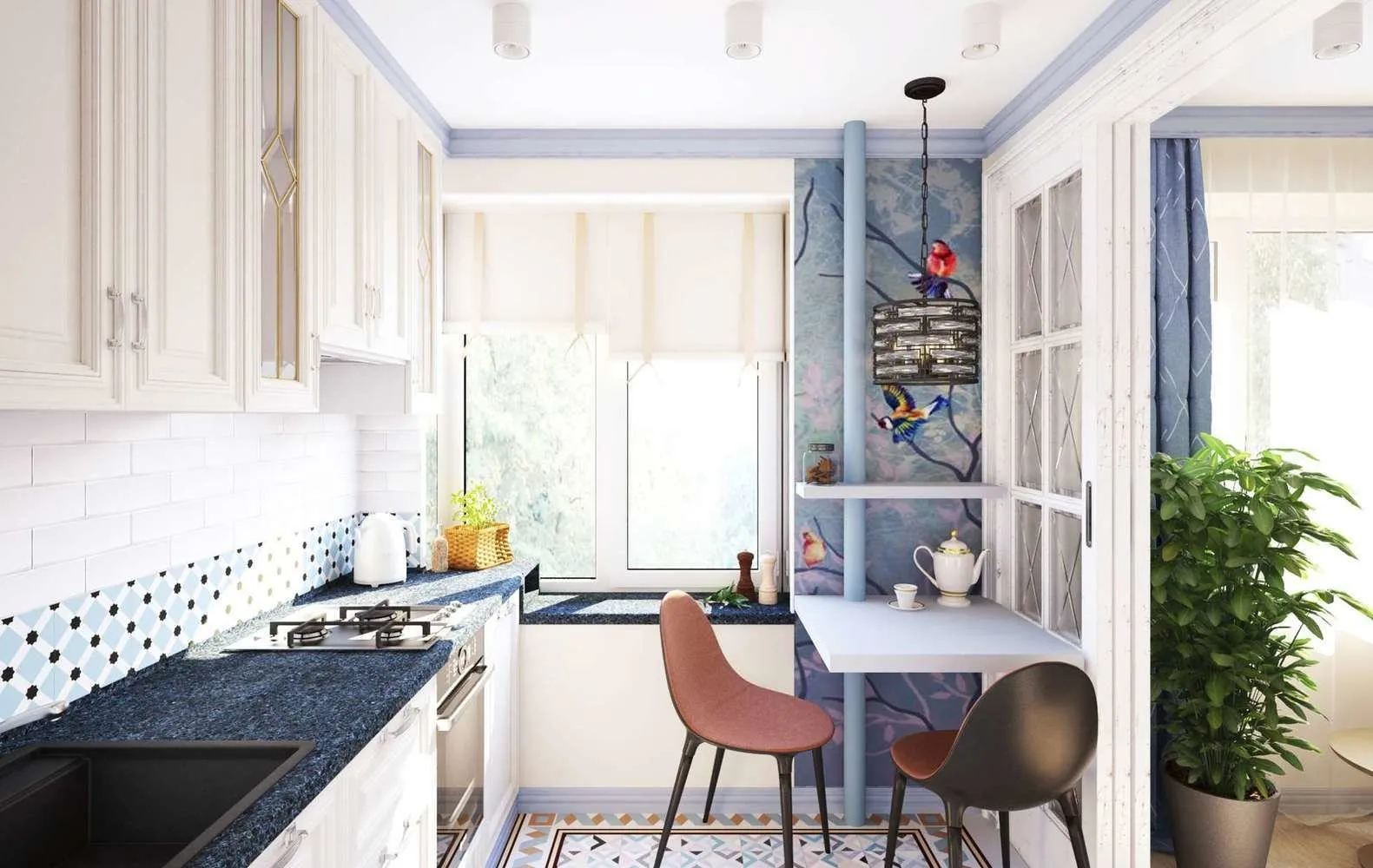 照片：现代风格厨房和餐厅，指南，塔塔·季莫菲耶娃，叶卡捷琳娜·沃金娜，加林娜·别列兹金娜，安娜·沃罗比耶娃 – 来自我们网站的照片