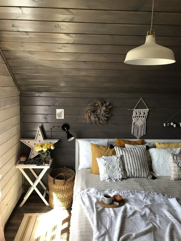 Foto: estilo nórdico, Dormitorio, Nórdico, Reforma práctica, Guía – fotos en nuestro sitio web