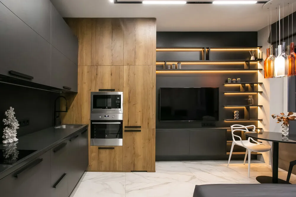 Foto: estilo , Apartamento, Estudio, Rediseño, hasta 40 metros cuadrados – foto en nuestro sitio web