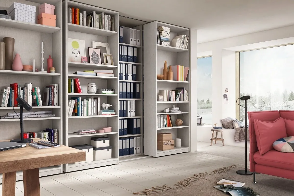 Photo: Scandinavian-style living room, Tips, Storage – photo on our website