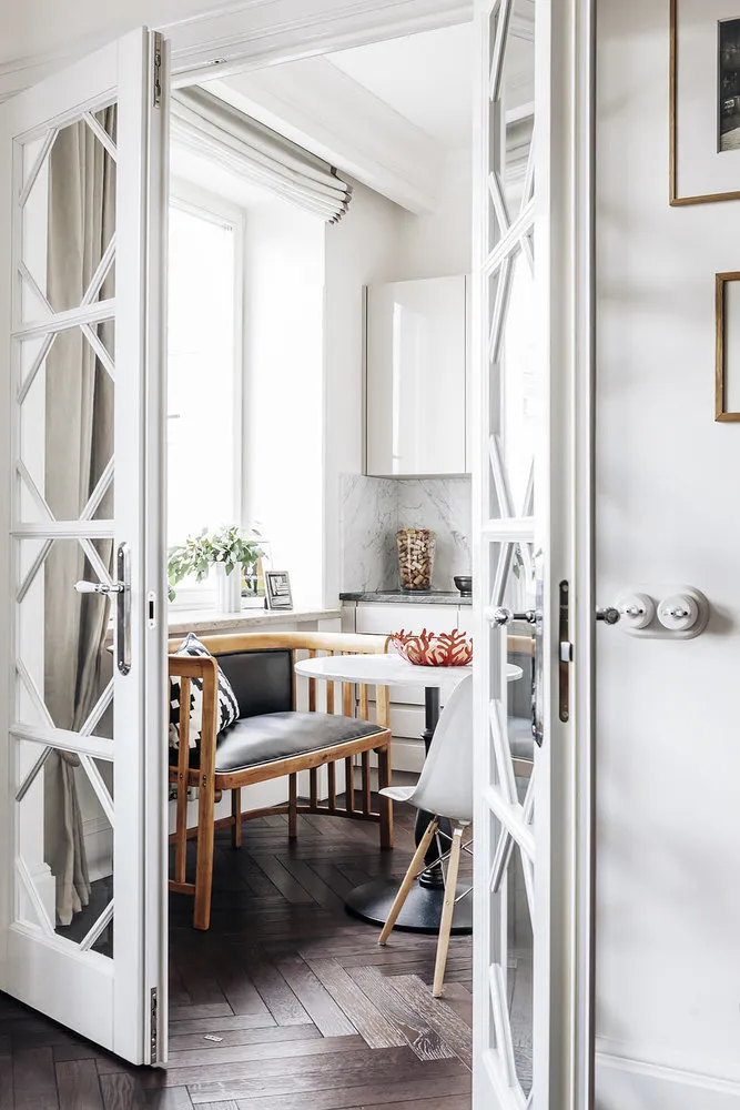 照片：北欧风格厨房和餐厅，室内装饰，技巧，帕维尔·捷拉兹诺夫 – 我们网站上的照片