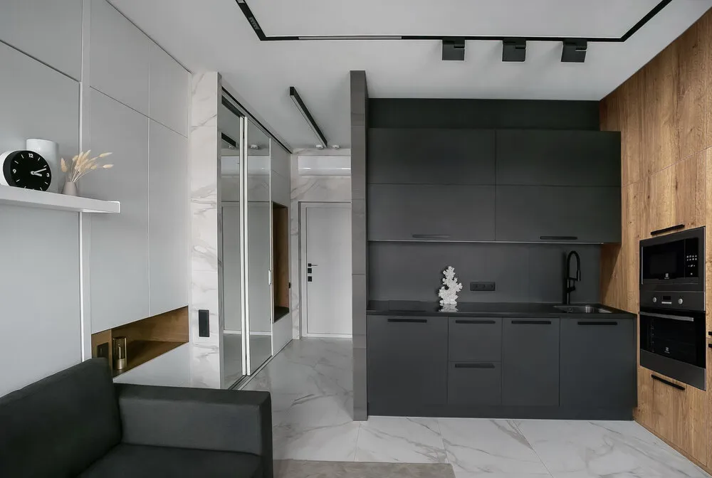 Foto: estilo , Apartamento, Estudio, Rediseño, hasta 40 metros cuadrados – foto en nuestro sitio web