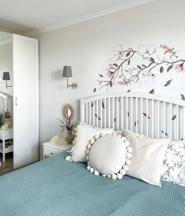 Foto: estilo nórdico, Dormitorio, Nórdico, Reforma práctica, Guía – fotos en nuestro sitio web