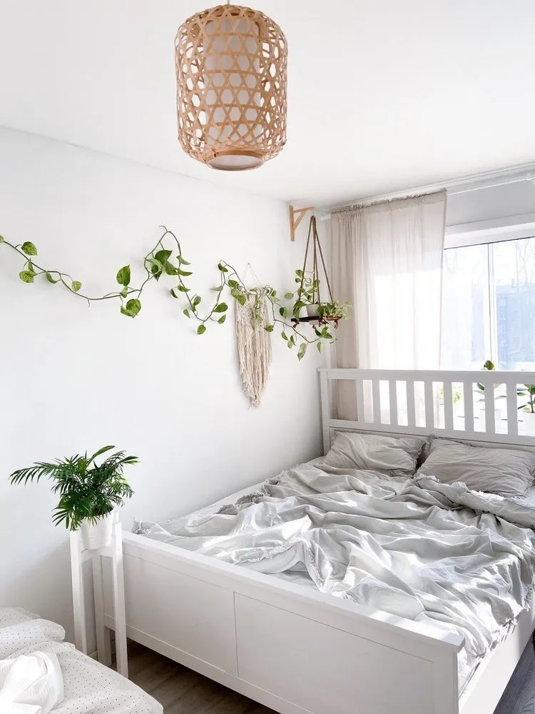 Foto: estilo nórdico, Dormitorio, Nórdico, Reforma práctica, Guía – fotos en nuestro sitio web