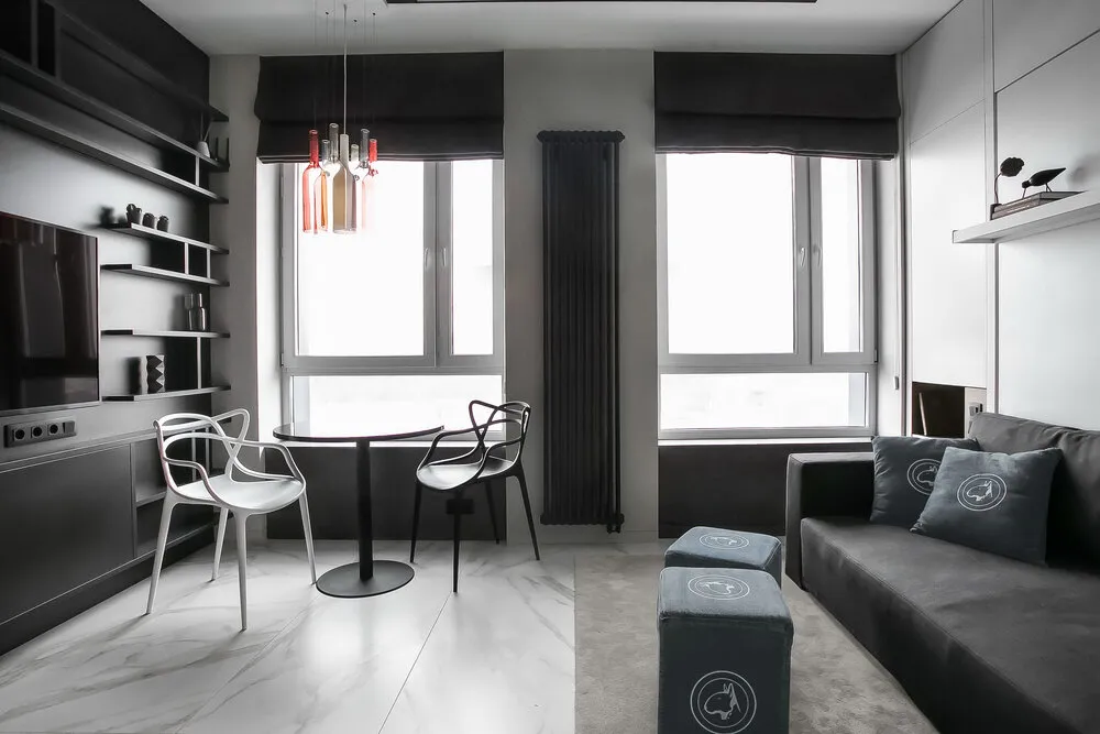 Foto: estilo , Apartamento, Estudio, Rediseño, hasta 40 metros cuadrados – foto en nuestro sitio web