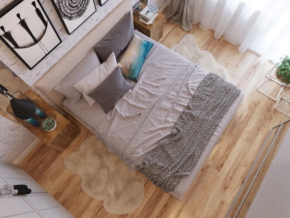 Foto: in Stil, Wohnzimmer, Kinderzimmer, Schlafzimmer, Provence und Countryside, Loft, Skandinavisch, Modern, Wohnung, Tipps, Minimalismus, bis zu 40 qm – Fotos auf unserer Website