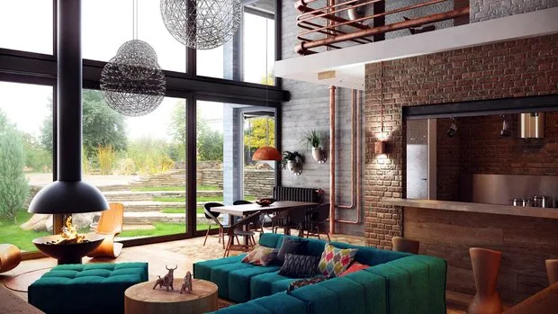 照片：loft风格客厅，技巧 – 我们网站上的照片