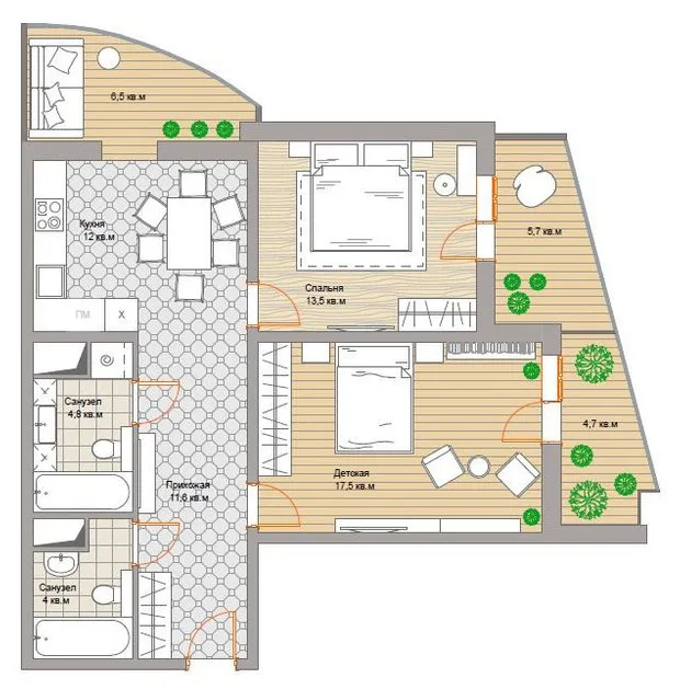 照片:样式布局,装修,娜塔莉亚·普罗布拉任斯卡娅,马克西姆·朱拉耶夫,设计工作室“舒适公寓”,I-155B,装修百科全书 – 我们网站上的照片