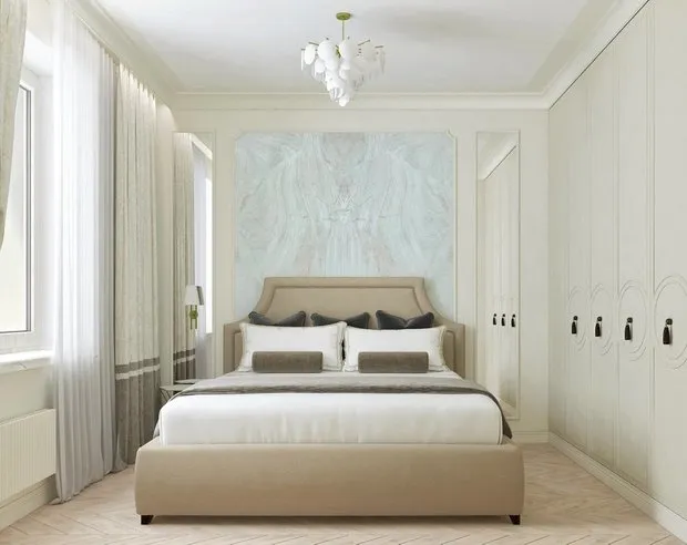 Foto: Dormitorio en estilo clásico, Guía, consejos de diseño, enciclopedia_de_interior, Art Group, Olesia Berezovskaya, One Line Design, Evgenia Lebedeva, Daria Vlasova, Kateryna Kuznetsova, Olga Rubejina – foto en nuestro sitio web