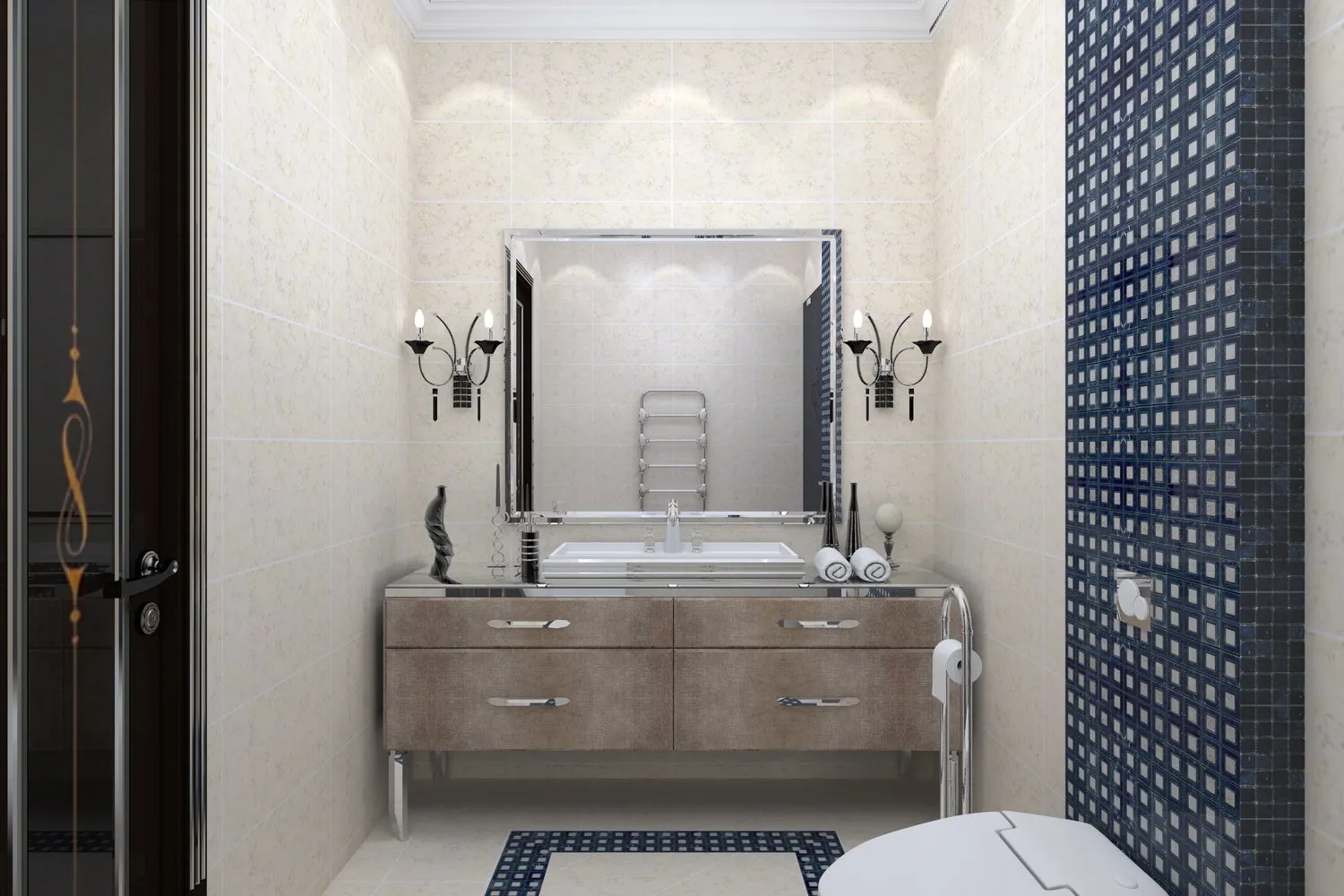 来自项目莫斯科/160平方米豪华住宅综合体“Volynsky” – 我们网站上的室内设计照片