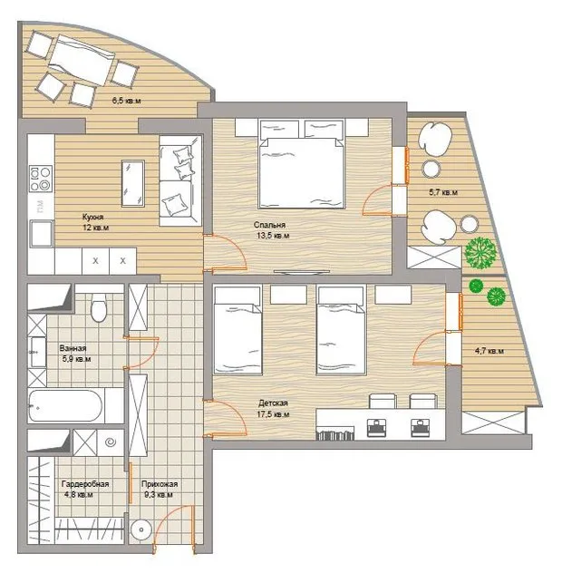 照片:样式布局,装修,娜塔莉亚·普罗布拉任斯卡娅,马克西姆·朱拉耶夫,设计工作室“舒适公寓”,I-155B,装修百科全书 – 我们网站上的照片